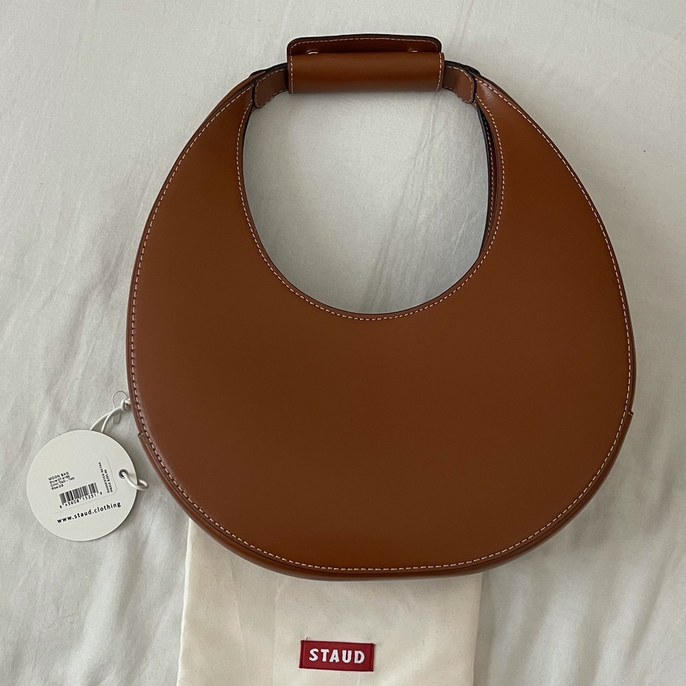 (RESERVED, pls do not buy) Staud Moon Bag - Tan